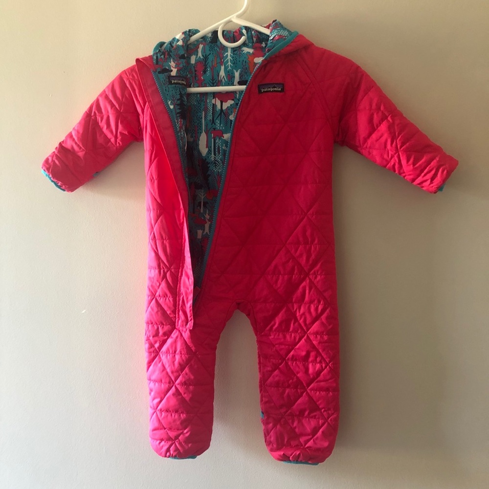 Patagonia Puff-Ball Reversible Bunting 6-12 months